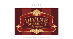 Desktop Screenshot of divinedessertsbyaguirre.com